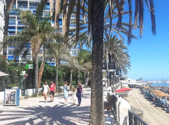 Estudio De Ensueno A Pie De Playa En En El Skol شقة ماربيا